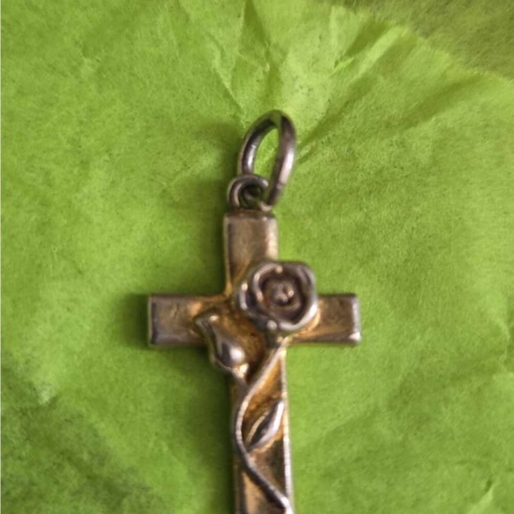 Vintage 12k Gold Cross Pendant
